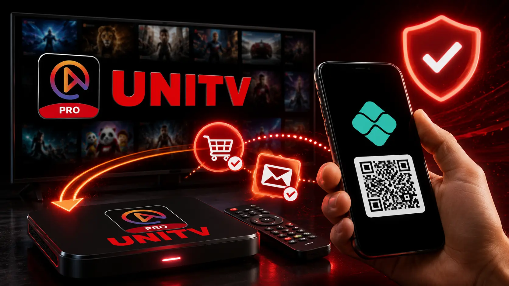 Como comprar a Recarga UniTV e receber o código via PIX no WhatsApp