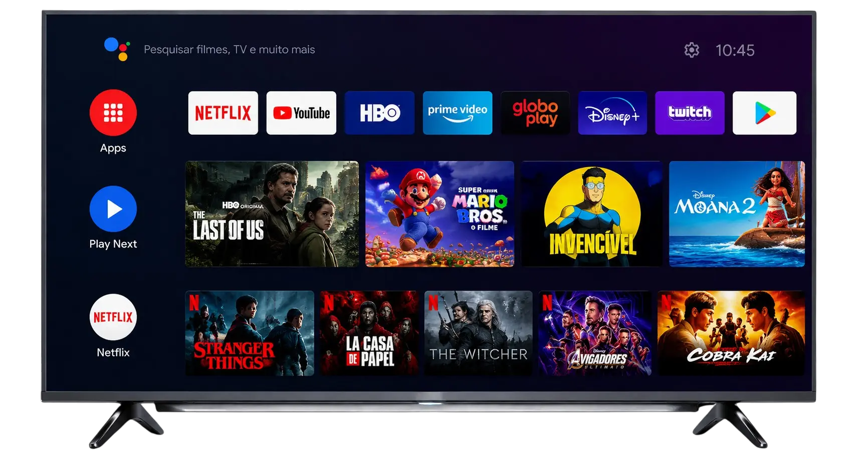 Smart TV Android compatível com UniTV
